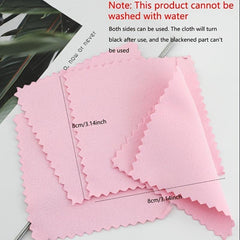 10pcs Jewelry Polishing Cloth Double Velvet for Gold Silver Cleaning