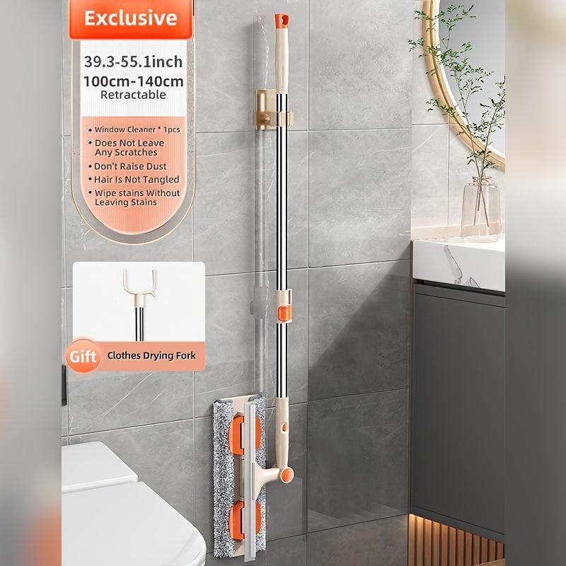 2-in-1 Window Cleaning Squeegee & Clothes Rail Multifunctional Tool