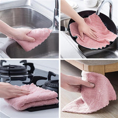 Thick Household Cleaning Cloth Wet Wipes Quick Drying Washable