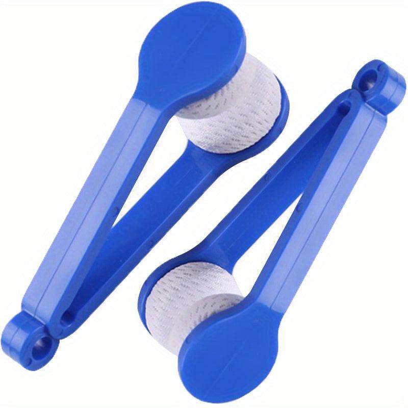 2pcs Mini Sun Glasses Eyeglass Microfiber Cleaner Brush Tool