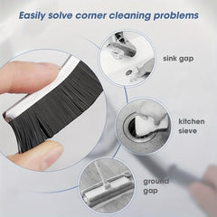 4pcs Upgraded Gap Cleaning Brush Handheld Groove Household Cleaning Tool