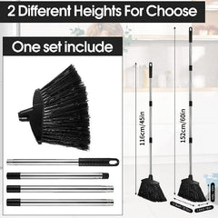 152 Long Handle Heavy Duty Broom for Indoor/Outdoor Cleaning