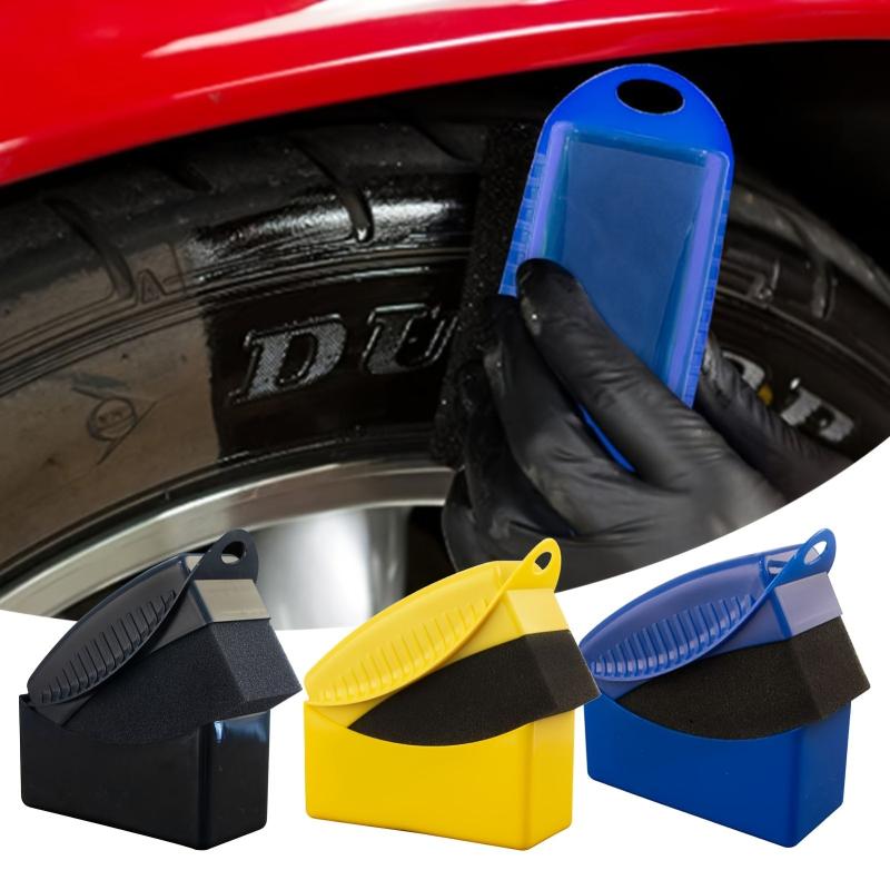 High Pressure Car Wheel Waxing Sponge Brush - Tire Cleaning and Polishing