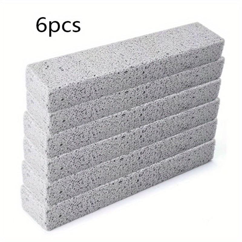 6pcs Pumice Stone Cleaning Pad Multifunctional Toilet Ring Grills Bathroom