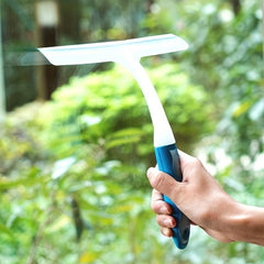 2pcs Shower Squeegee Glass Wiper Water Removal Scraper