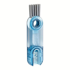 Plastic Cleaning Brush Cup Cover 3-in-1 Multifunctional Hard Bristle Clean Lid
