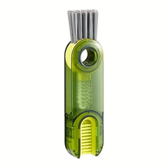 Plastic Cleaning Brush Cup Cover 3-in-1 Multifunctional Hard Bristle Clean Lid