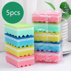 Colored Cleaning Sponge for Kitchen and Pot Scrubbing - 20pcs