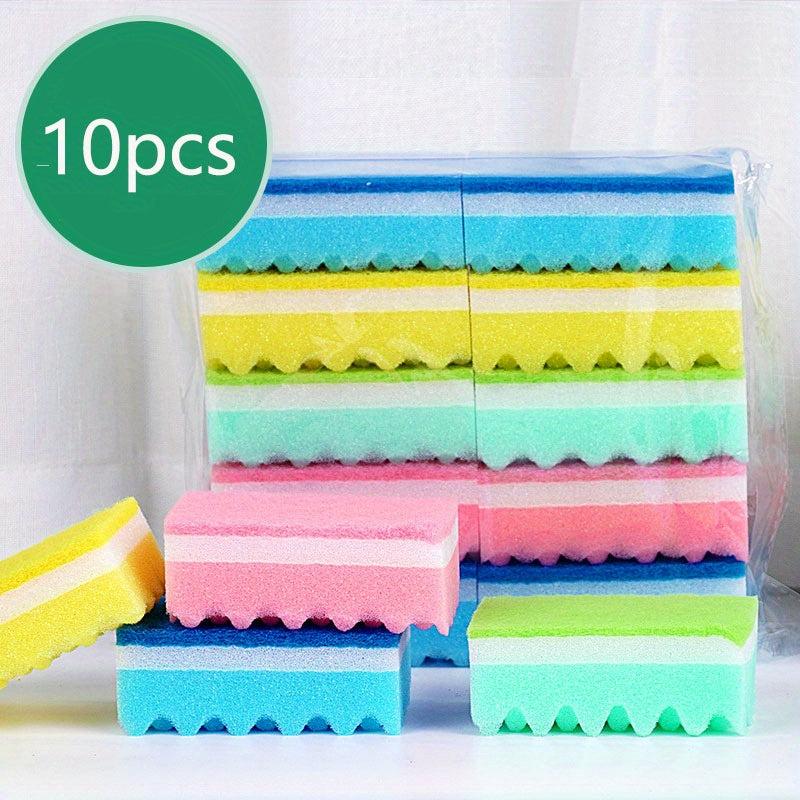 Colored Cleaning Sponge for Kitchen and Pot Scrubbing - 20pcs
