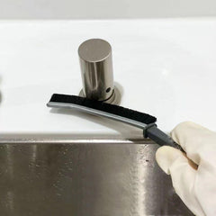 Long Handle Hard Bristle Brush for Groove Cleaning