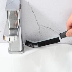 Long Handle Hard Bristle Brush for Groove Cleaning