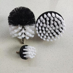 4pcs Drill Brush Set with Extended Pole for Cleaning Grout Tile Bathroom Kitchen