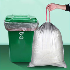 15pcs Hand Drawstring Thickened Garbage Bag