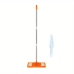 Chenille Flat Floor Mop 360 Rotatable Telescopic Wet Dry Cleaning Mop