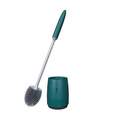 Silicone Toilet Brush Quick Draining Wall/Floor Cleaning Tool