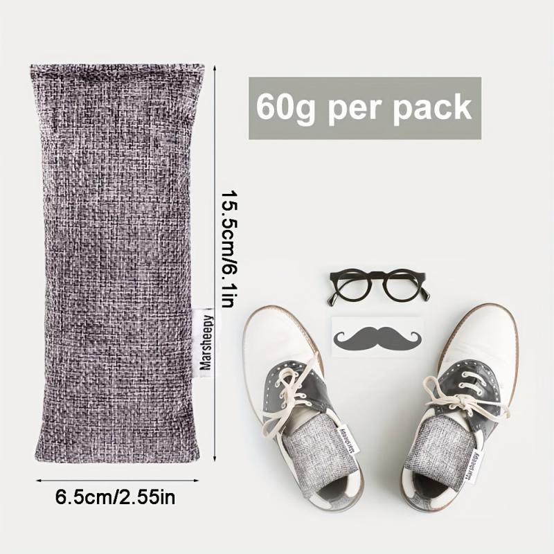 6pcs Bamboo Charcoal Deodorant Bags Activated Charcoal Odor Absorber