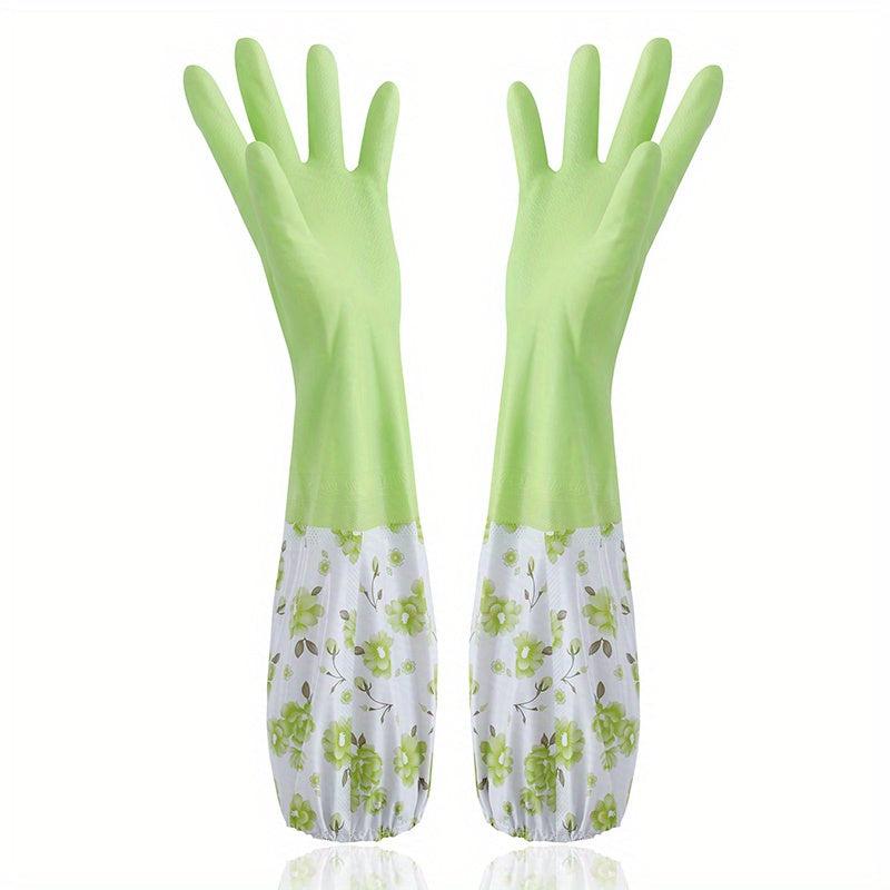 Kitchen Dishwashing Gloves Latex Rubber Gloves Durable Waterproof Gloves