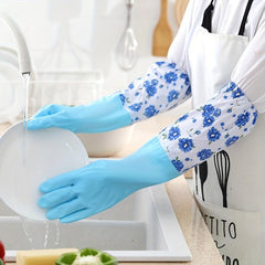 Kitchen Dishwashing Gloves Latex Rubber Gloves Durable Waterproof Gloves