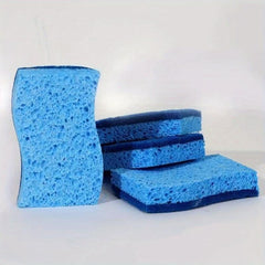 6 Pack Non Scratch Scrub Sponges Safe for Non Stick Cookware