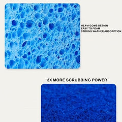 6 Pack Non Scratch Scrub Sponges Safe for Non Stick Cookware