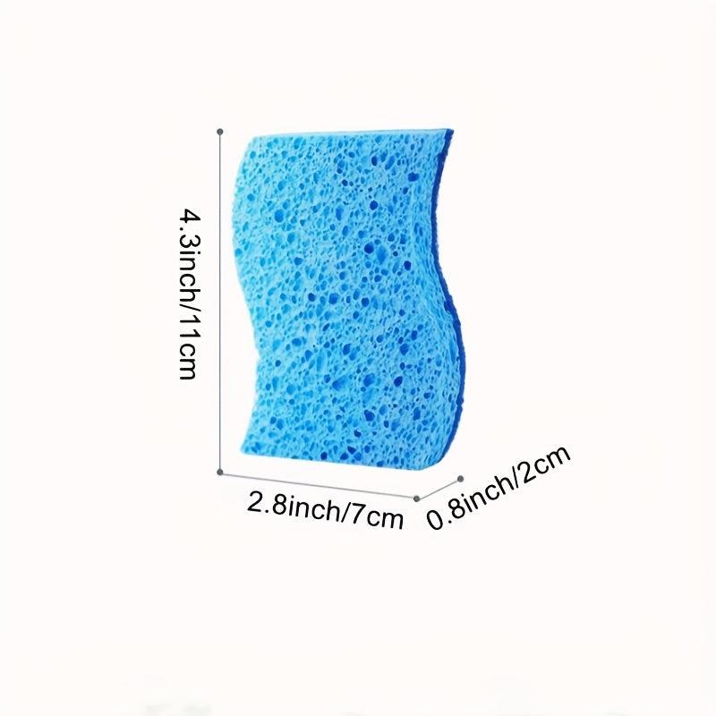 6 Pack Non Scratch Scrub Sponges Safe for Non Stick Cookware