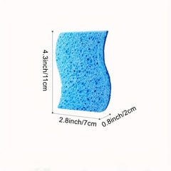 6 Pack Non Scratch Scrub Sponges Safe for Non Stick Cookware
