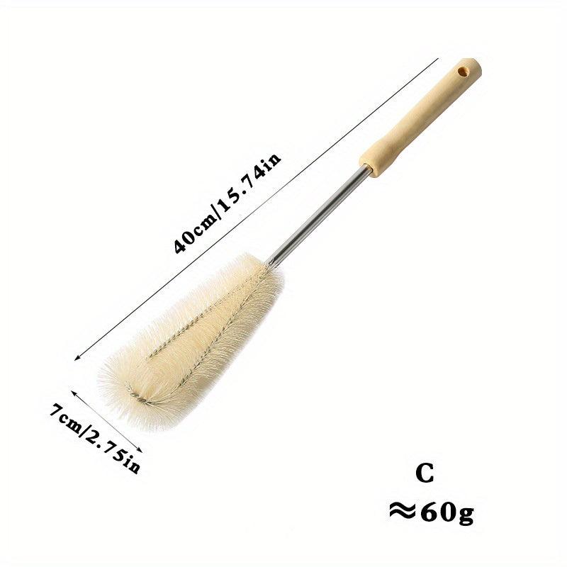 Wooden Handle Cup Cleaning Brush Household Cleaning Artifact