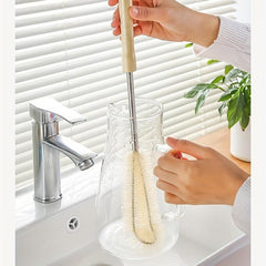 Wooden Handle Cup Cleaning Brush Household Cleaning Artifact