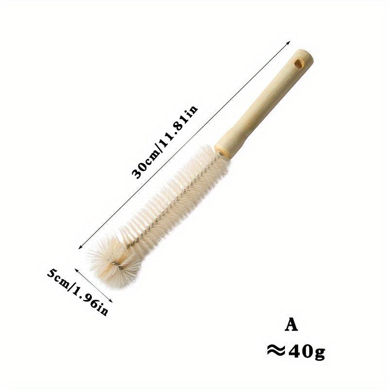 Wooden Handle Cup Cleaning Brush Household Cleaning Artifact