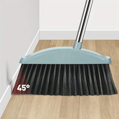 3pcs Broom And Dustpan Set Long Handle Sweeping Set For Home