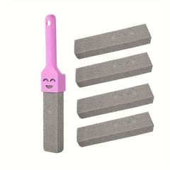 Toilet Cleaning Brush Set with Pumice Stone Stick