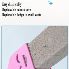 Toilet Cleaning Brush Set with Pumice Stone Stick