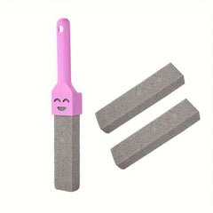 Toilet Cleaning Brush Set with Pumice Stone Stick