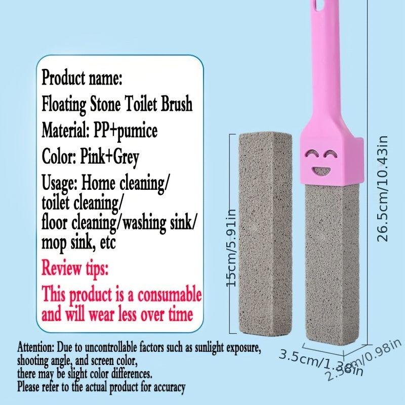Toilet Cleaning Brush Set with Pumice Stone Stick