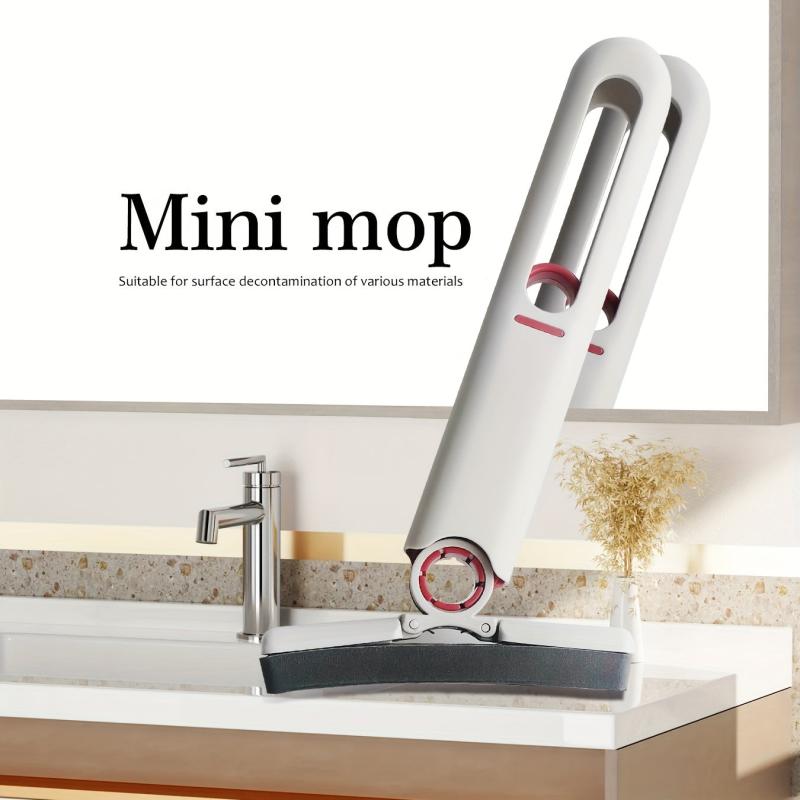 Portable Handheld Sponge Mop for Hand Washing and Glass Wiping