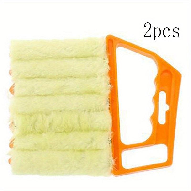 2pcs Window Blind Cleaning Brush 7 Finger Dusting Cleaner Tool