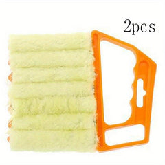 2pcs Window Blind Cleaning Brush 7 Finger Dusting Cleaner Tool