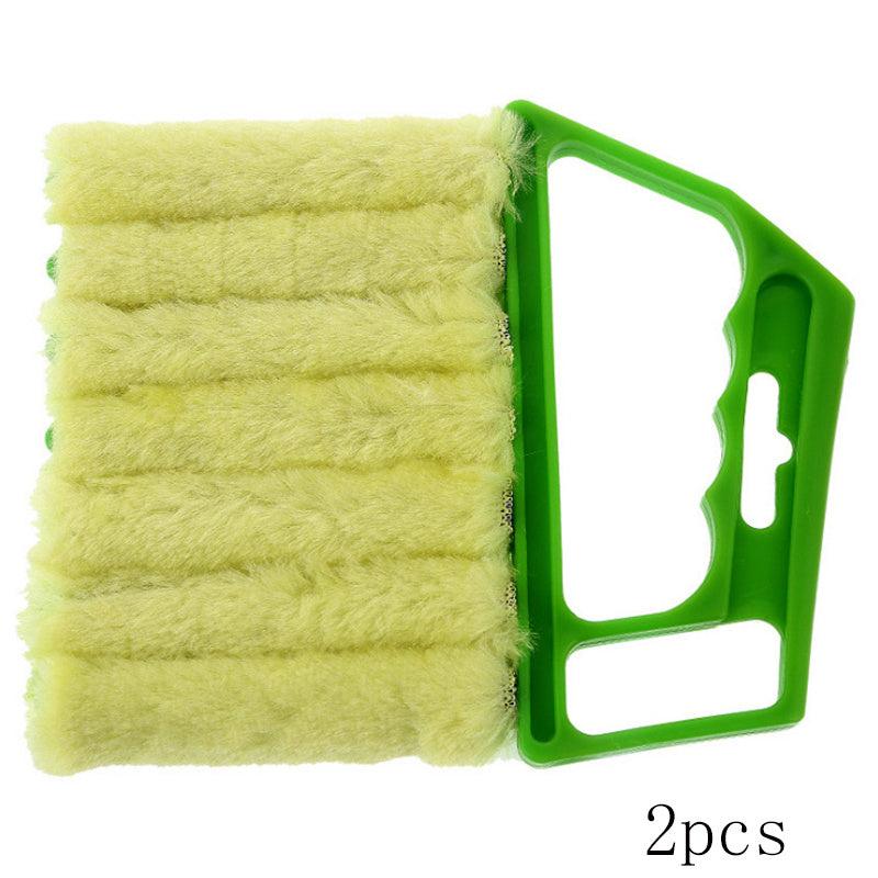 2pcs Window Blind Cleaning Brush 7 Finger Dusting Cleaner Tool