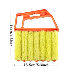 2pcs Window Blind Cleaning Brush 7 Finger Dusting Cleaner Tool
