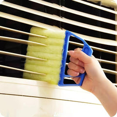 2pcs Window Blind Cleaning Brush 7 Finger Dusting Cleaner Tool