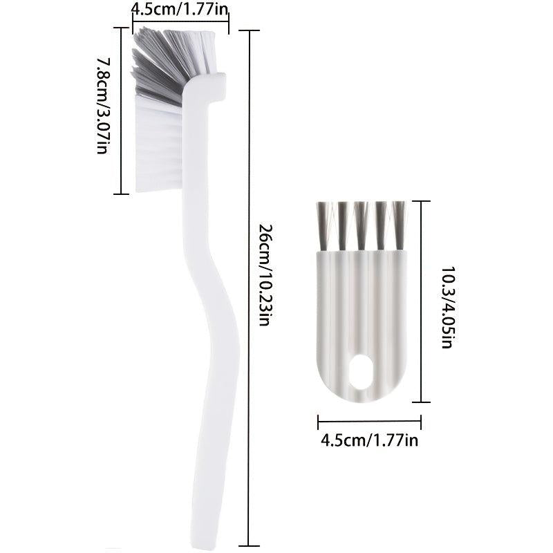 2pcs Cup & Crevice Cleaning Brush Set Long Handle Water Milk Bottle Small Brush