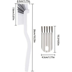 2pcs Cup & Crevice Cleaning Brush Set Long Handle Water Milk Bottle Small Brush