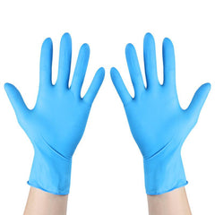 100pcs 9inch Disposable Nitrile Gloves Non-slip Extra Thick Industrial Wear