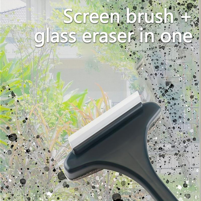 Extendable Window Cleaner Brush for Wet and Dry Glass Cleaning
