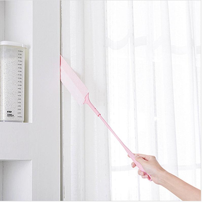 10pcs Dust Cleaning Brush + Cloth Set Long Handle Home Cleaning Tool
