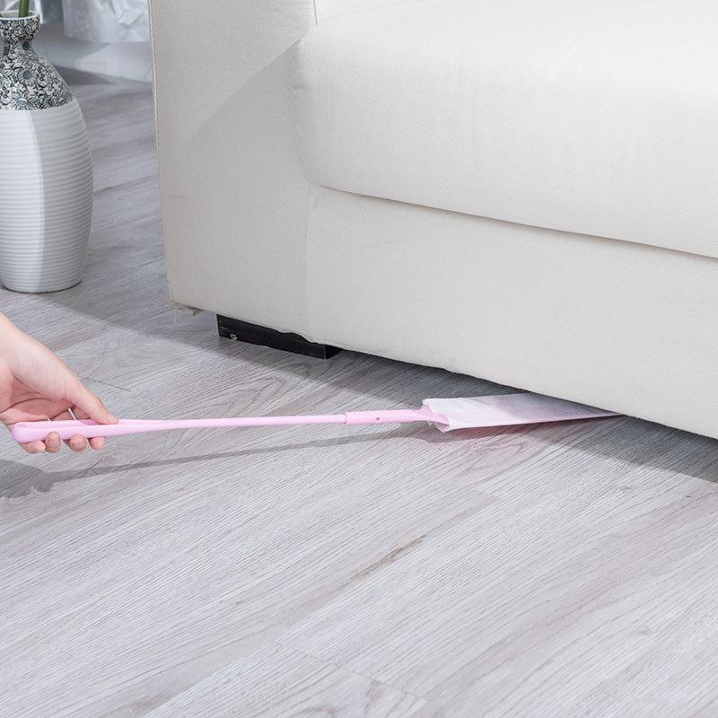 10pcs Dust Cleaning Brush + Cloth Set Long Handle Home Cleaning Tool