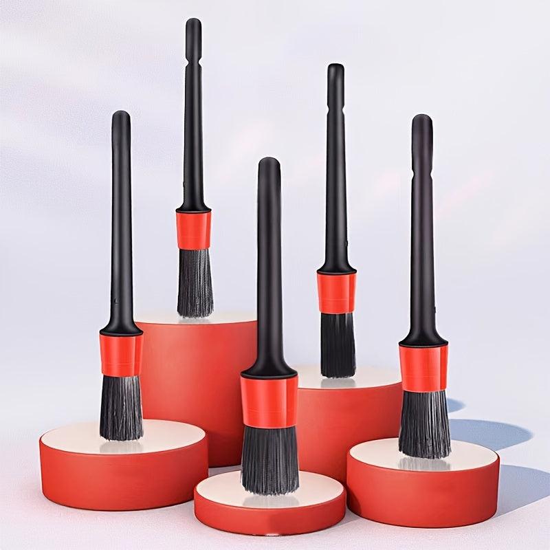 Detailing Brush Set 5 Different Sizes Mixed Fiber Plastic Handle