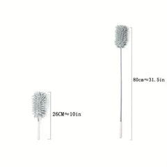 2pcs Telescopic Microfiber Hand Feather Duster Cleaning Supplies
