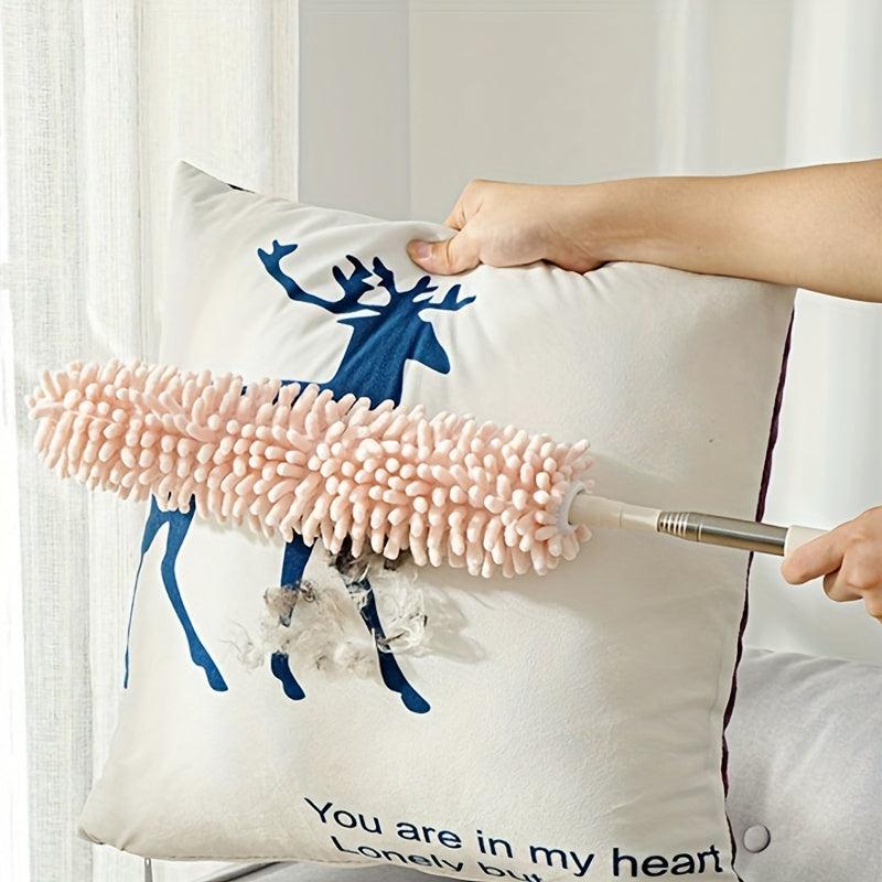 2pcs Telescopic Microfiber Hand Feather Duster Cleaning Supplies