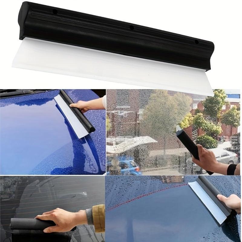 Silicone Straight Strip Scraper Car Windshield Cleaning Squeegee